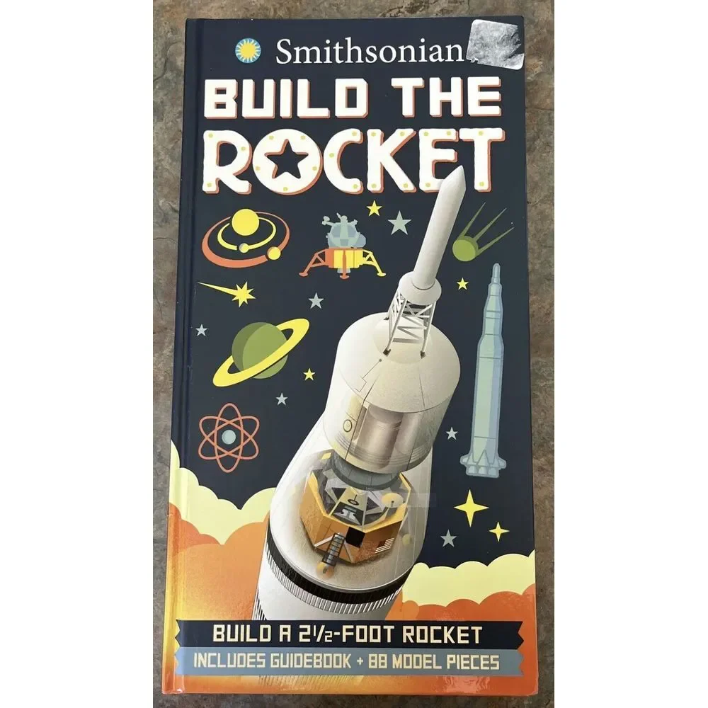 Smithsonian Build A Rocket Kit And Book Complete And‎ Unused Saturn V Slot Build